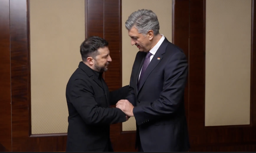 Volodimir Zelenski i Andrej Plenković