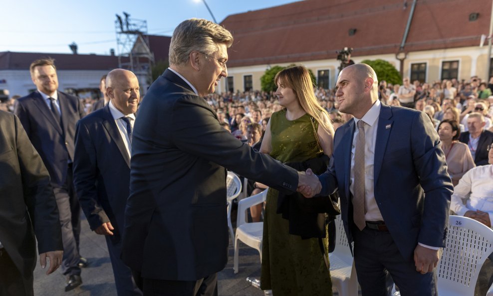 Andrej Plenković i Josip Dabro