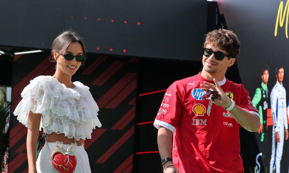 Charles Leclerc i Alexandra Saint Mleux