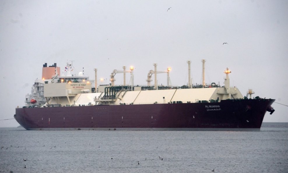 LNG brod - Ilustracija