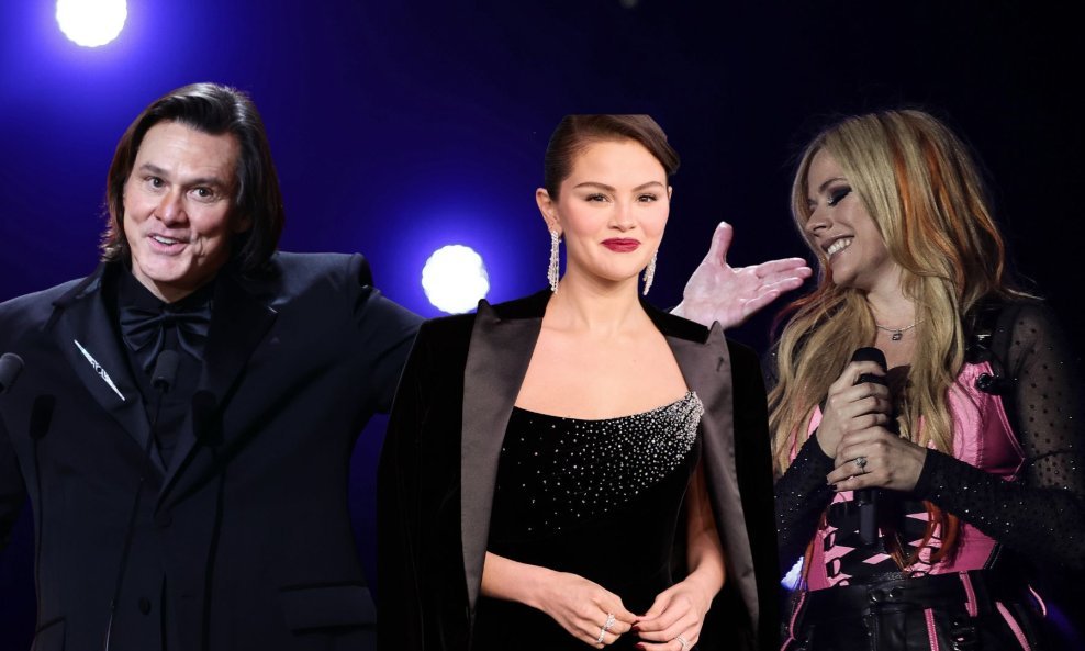 Jim Carrey, Selena Gomez i Avril Lavigne