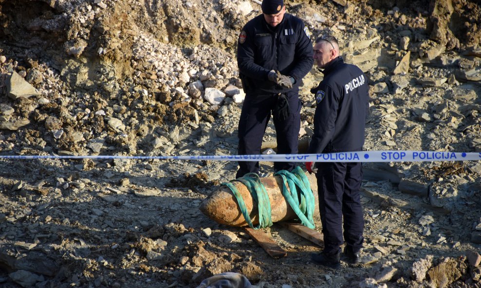 Bomba iz Drugog svjetskog rata u Pazinu
