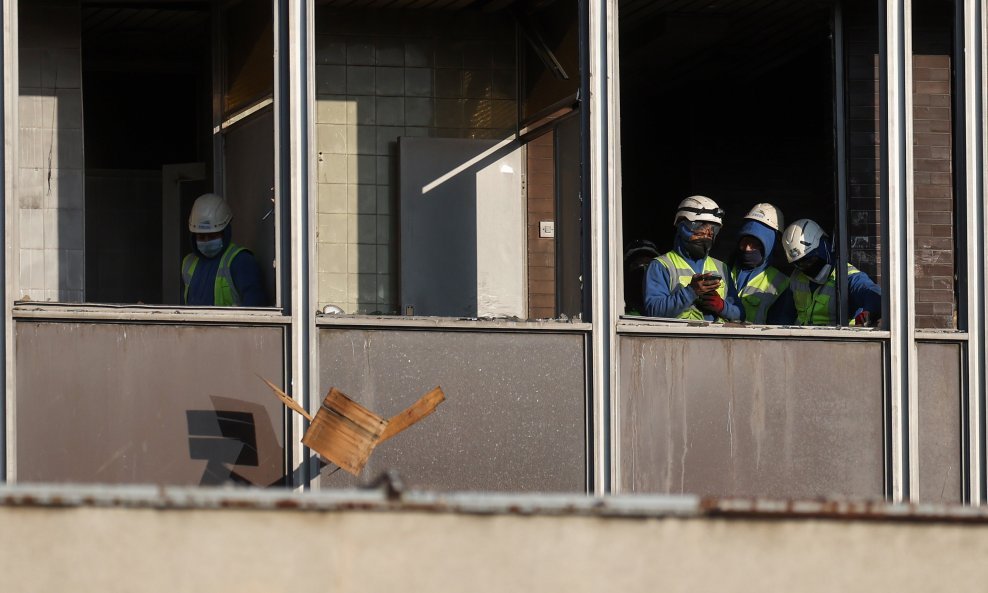 Vjesnik, radnici u zgradi