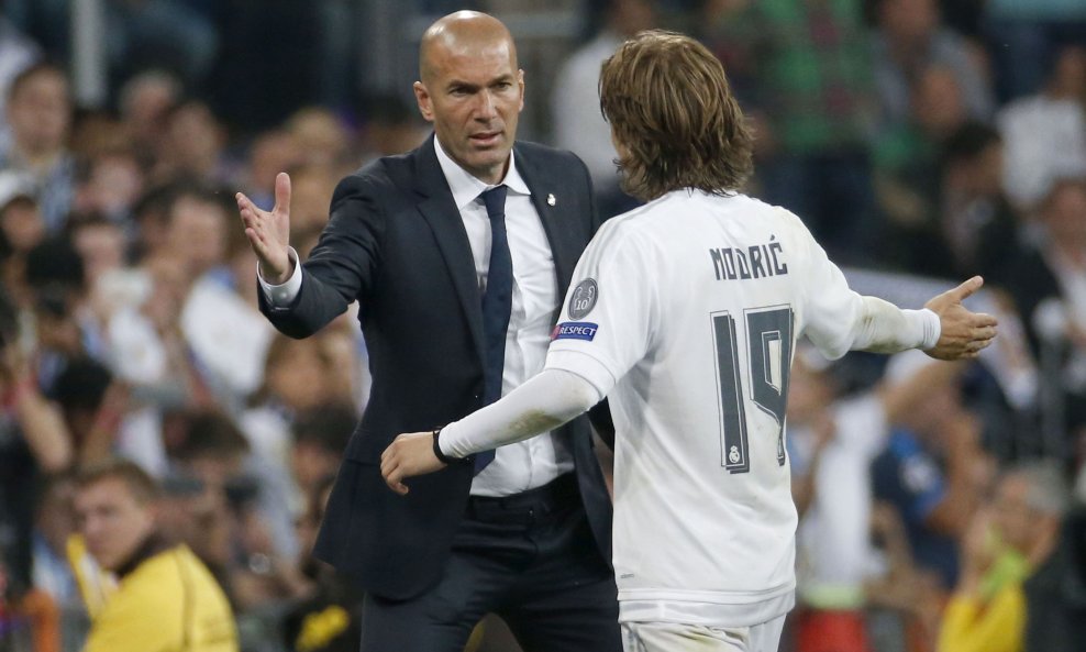 Zidane i Modrić