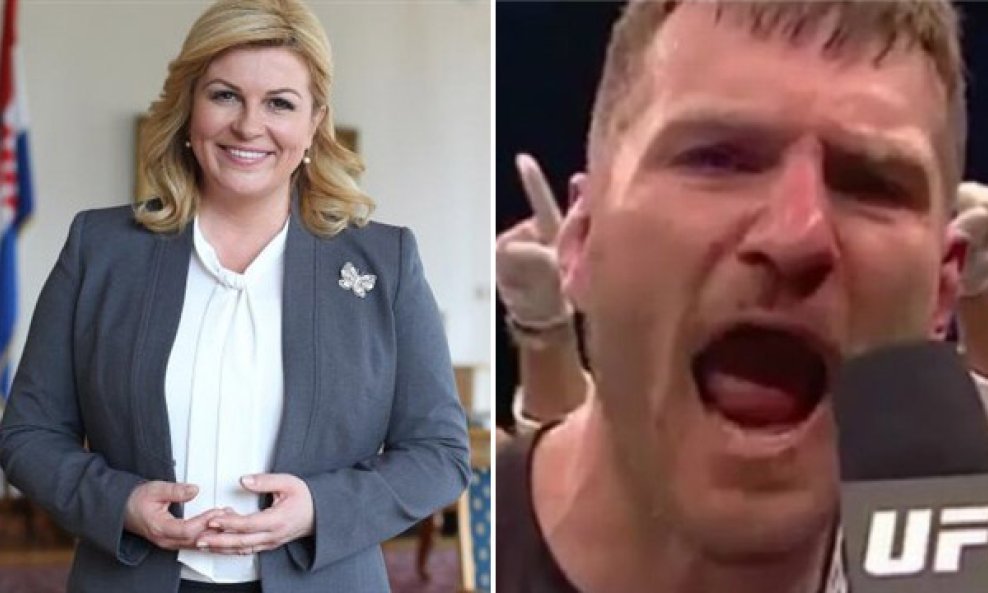 Kolinda Grabar Kitarović, Stipe Miočić