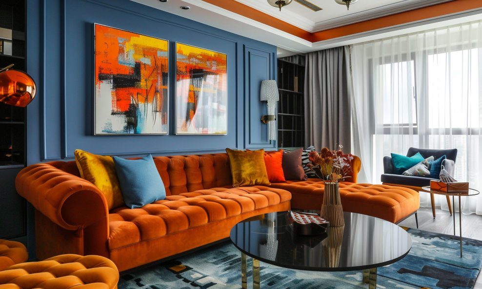 Kombinacija plave i narančaste zapravo je jedna od najskladnijih