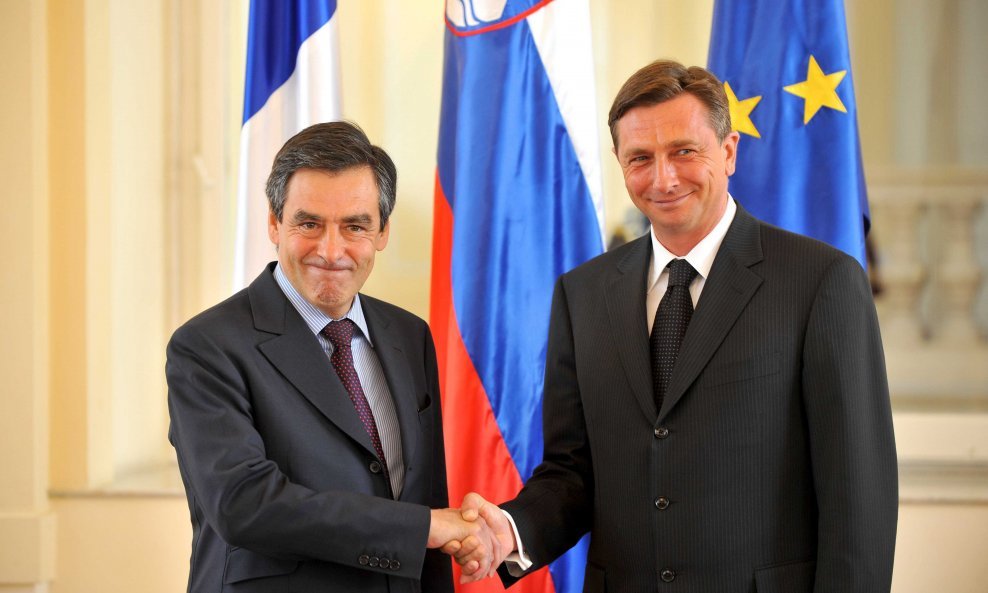 Francois Fillon i Borut Pahor