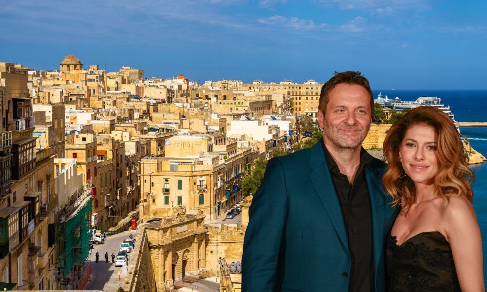 Jelena Perčin i Ante Gelo uživaju na Malti