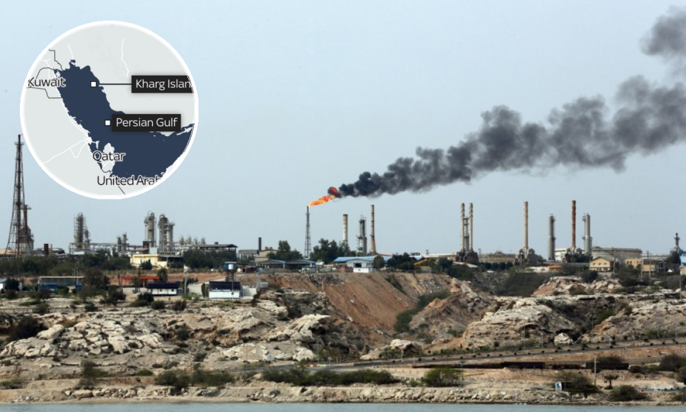 Naftni terminal na otoku Karg, smještenom na sjevernom dijelu Perzijskog zaljeva