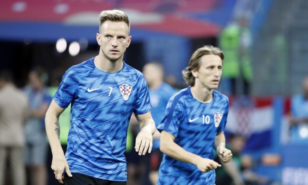 Ivan Rakitić i Luka Modrić Hrvatska