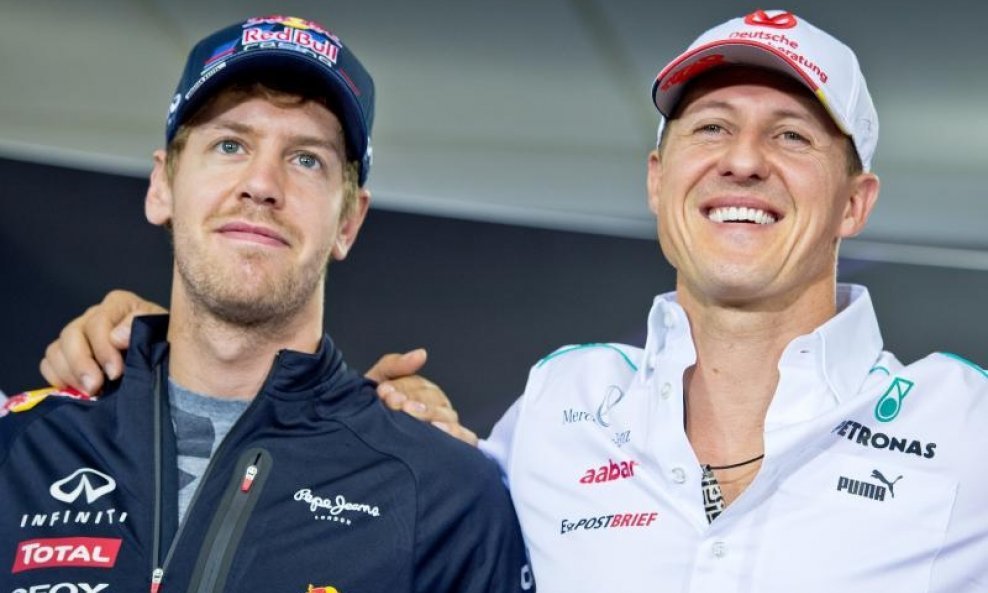 Sebastian Vettel i Michael Schumacher