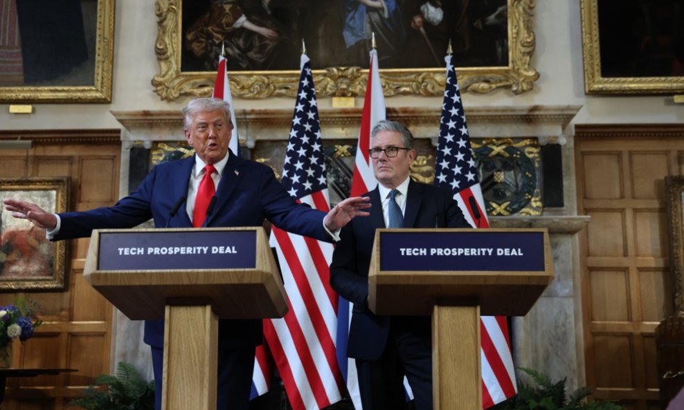 Donald Trump i Keir Starmer