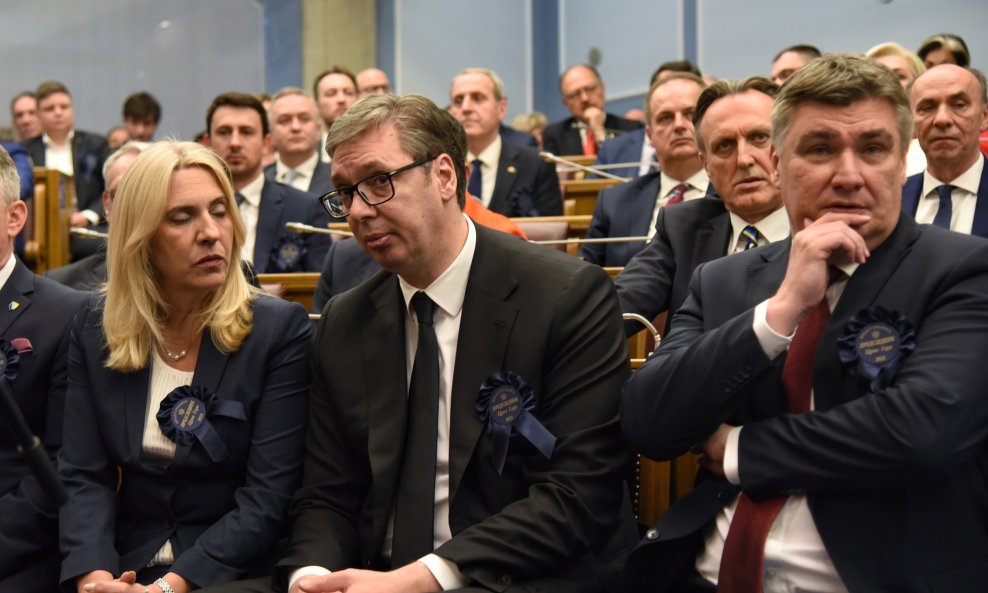 Aleksandar Vučić i Zoran Milanović