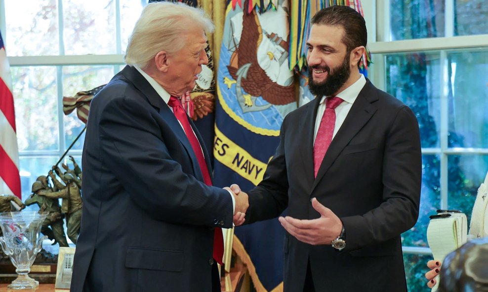 Donald Trump i Ahemed al-Šara