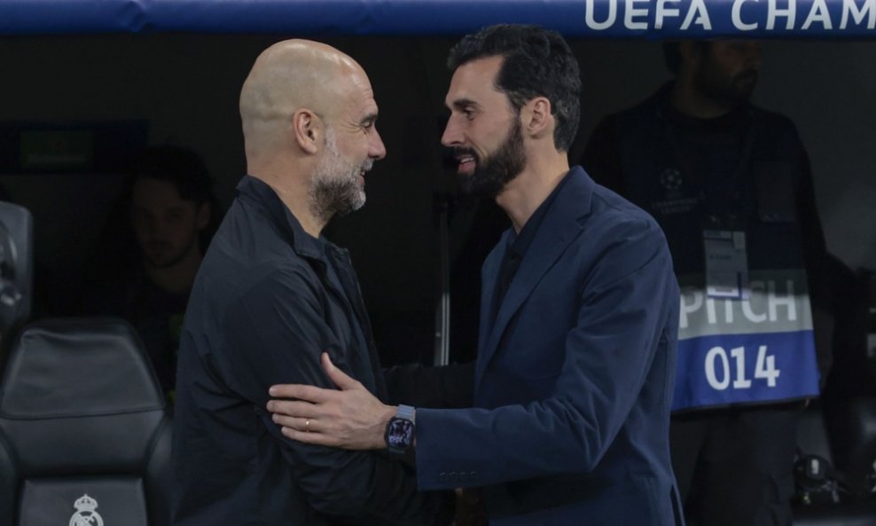 Pep Guardiola i Alvaro Arbeloa