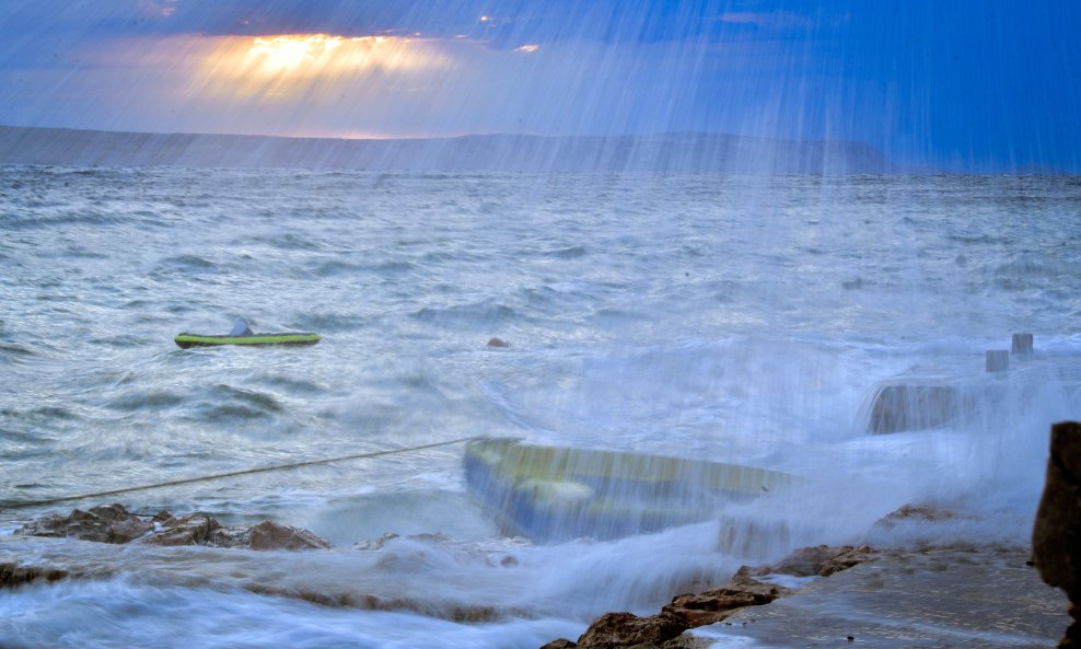 Vjetar na Jadranu - ilustracija