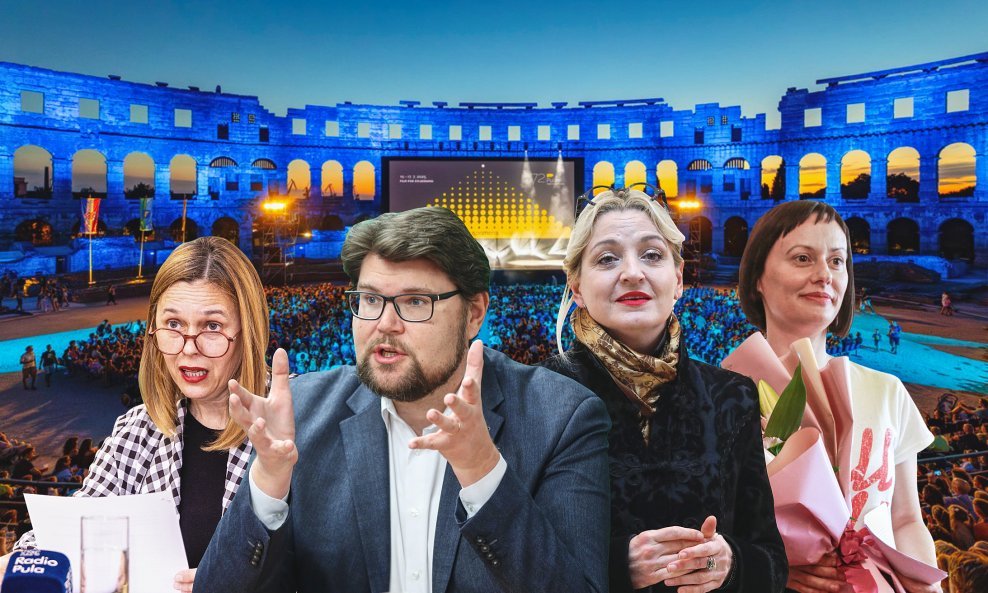 Tanja Miličić, Peđa Grbin, Paola Orlić i Sanela Pliško - neki od aktera aktualnih kulturnih previranja u Puli