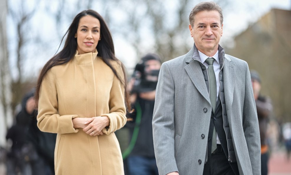 Robert Golob i Tina Gaber Golob