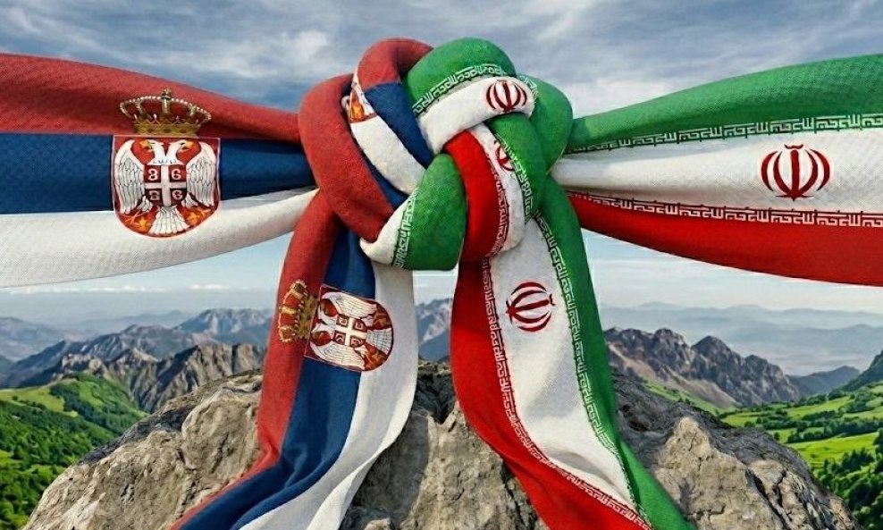 Fotografija kojom je iransko veleposlanstvo u Beogradu obilježilo godišnjicu NATO-ove akcije na Srbiju