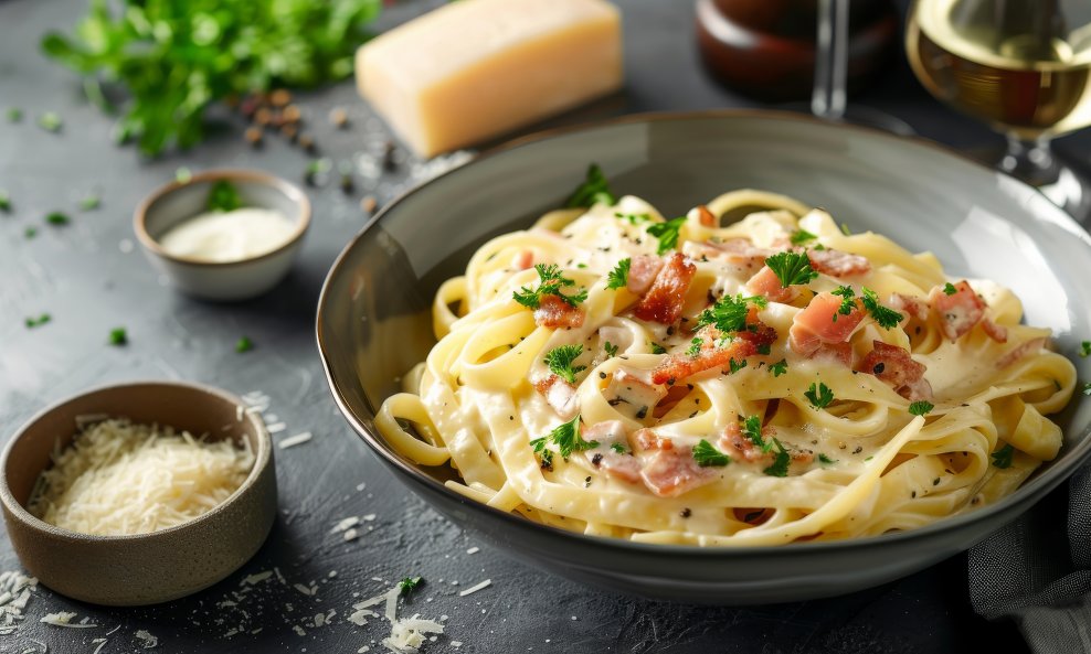 Fettuccine Carbonara