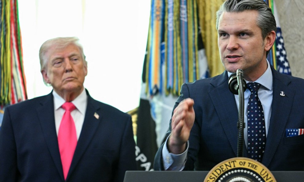 Pete Hegseth i Donald Trump