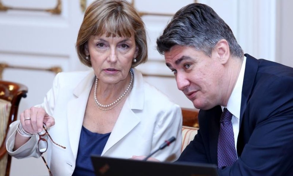 Vesna Pusić Zoran Milanović