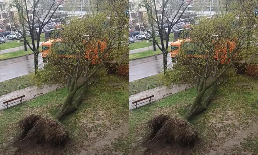 Pad stabla na kamion Čistoće