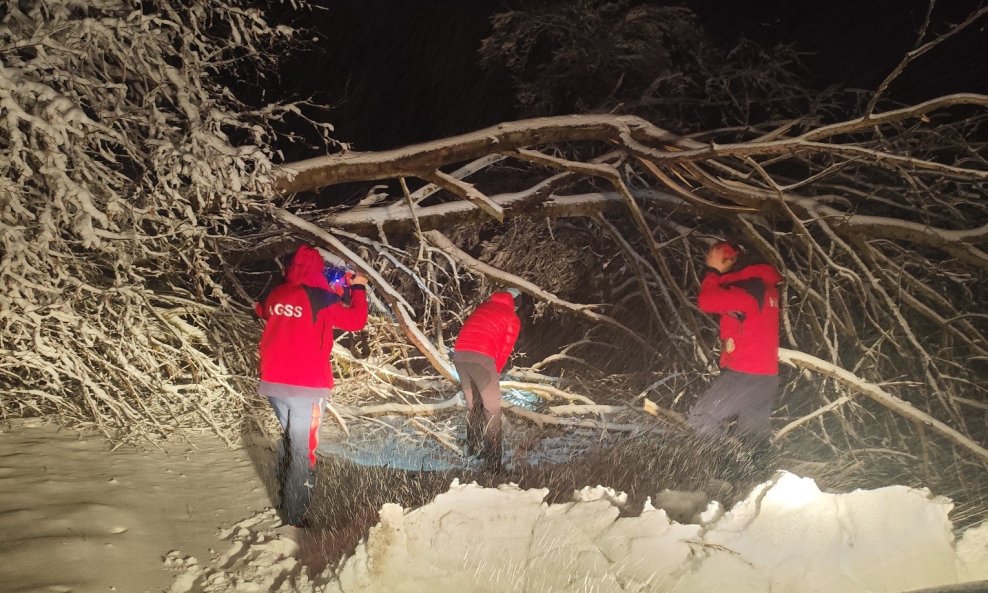 HGSS kod Plaškog spasio obitelj s četvero djece