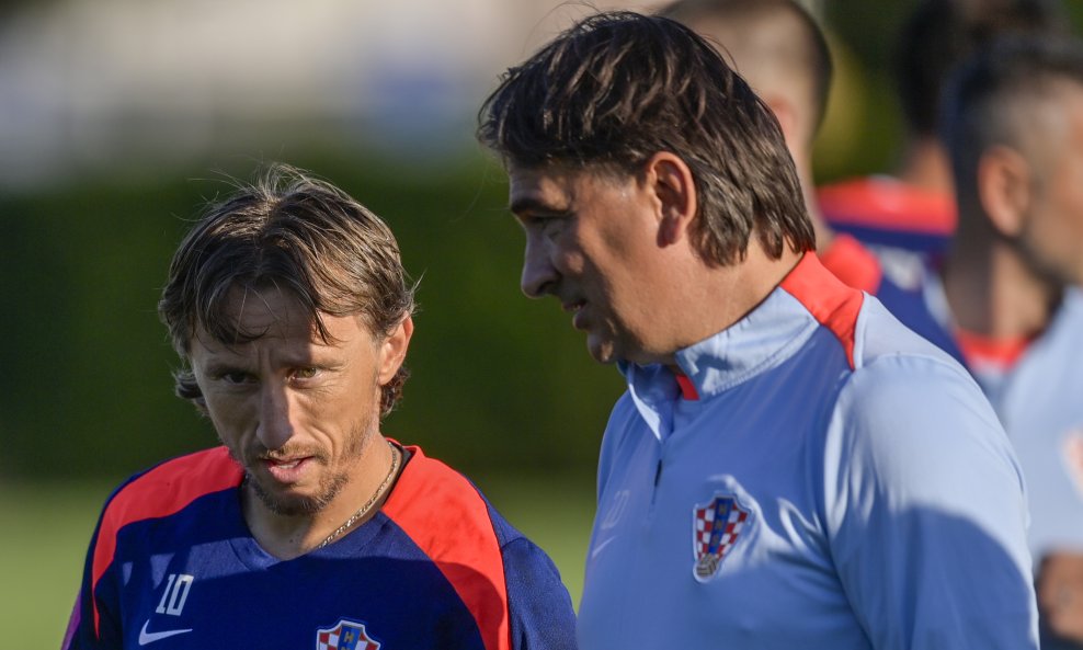 Luka Modrić i Zlatko Dalić