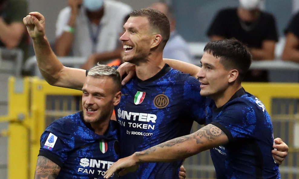 Dimarco i Džeko u Interu