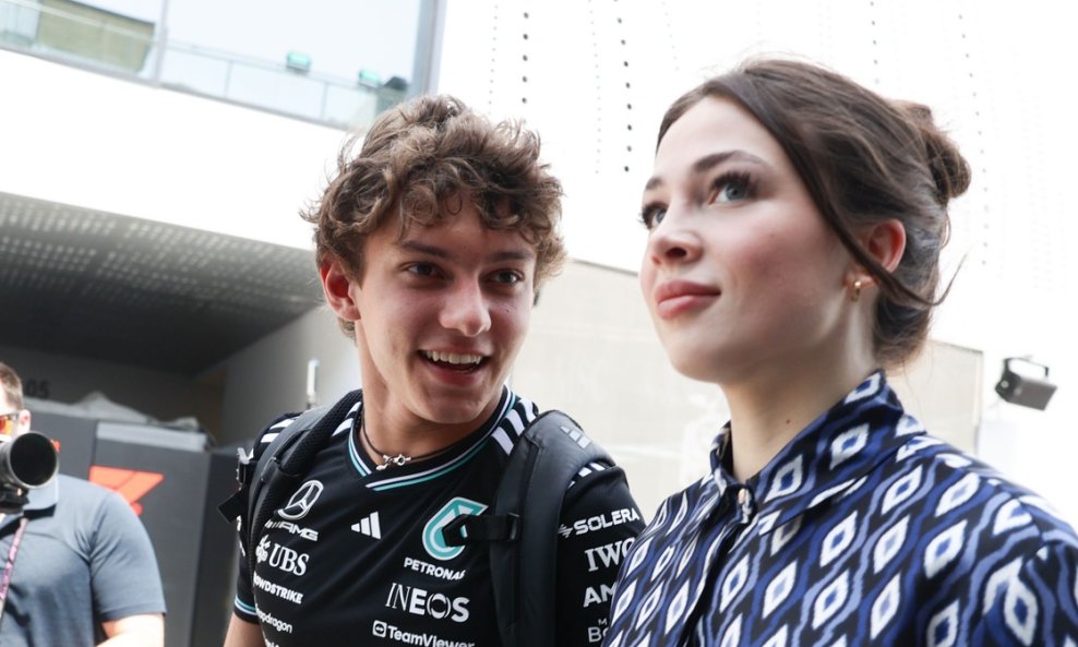 Kimi Antonelli i Eliska Bábíčková