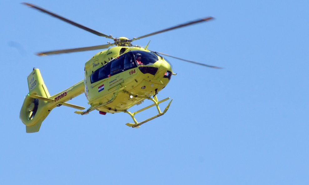 Helikopter hitne, ilustracija