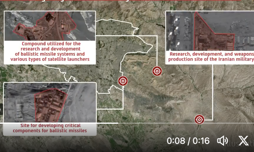 IDF napada ciljeve u Teheranu