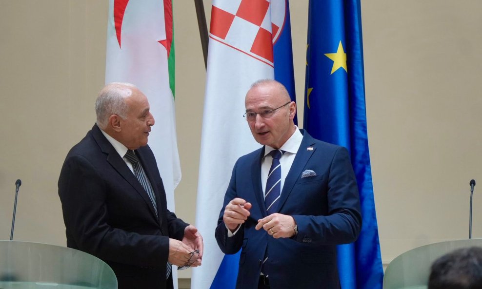 Gordan Grlić Radman i ministar vanjskih poslova Alžira, Ahmed Ataf