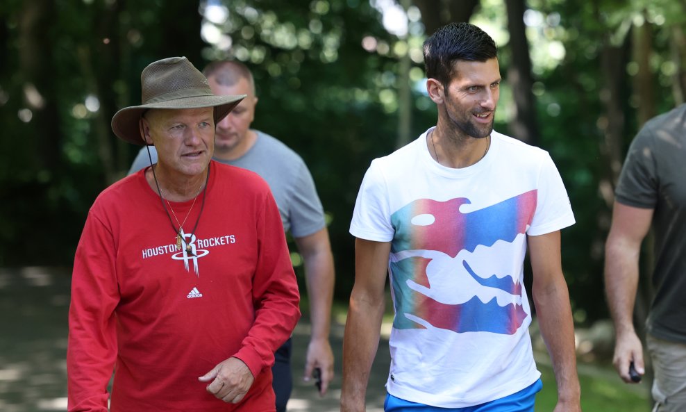 Semir Osmanagić i Novak Đoković