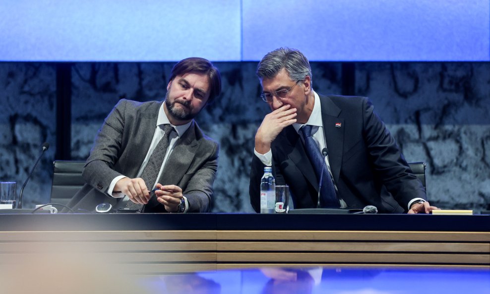 Tomislav Ćorić i Andrej Plenković