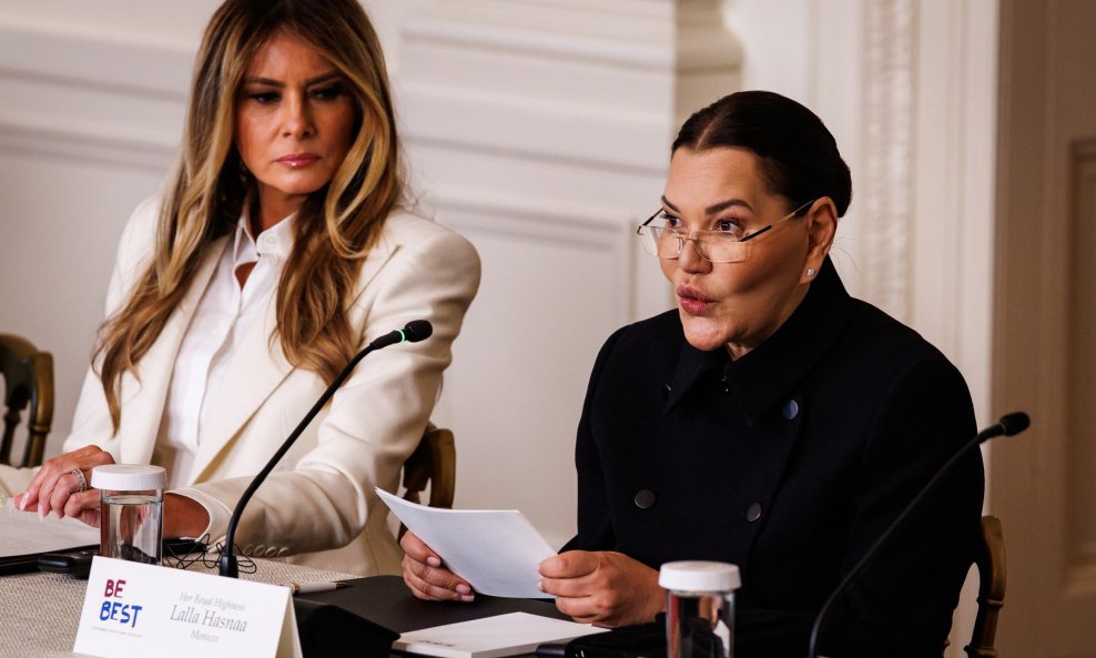 Melania Trump i princeza Lalla Hasnaa