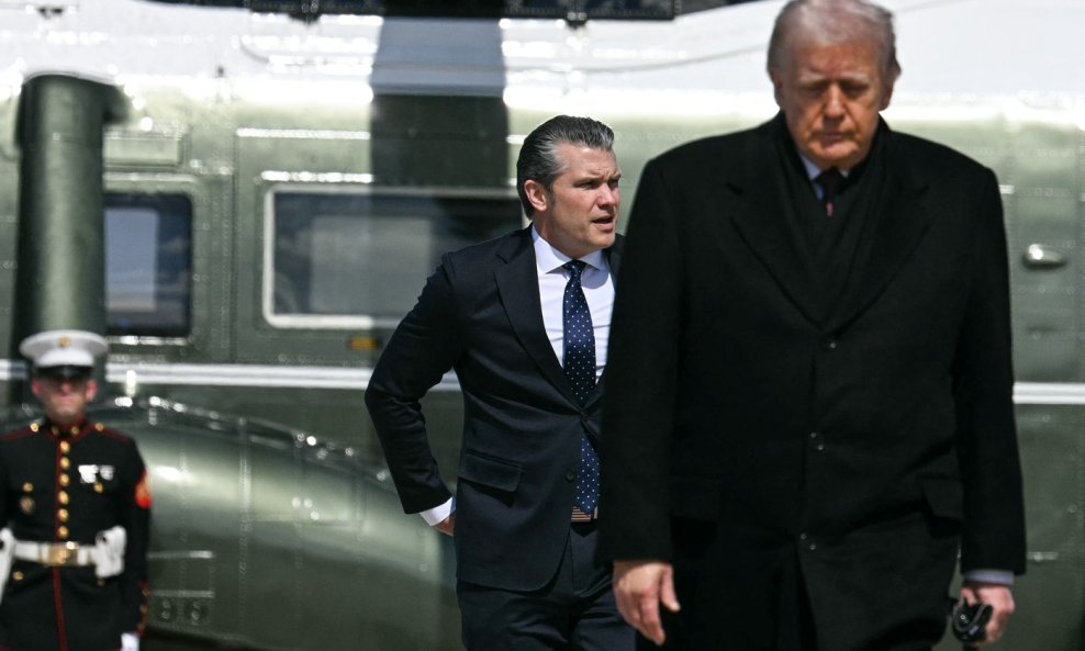 Pete Hegseth i Donald Trump