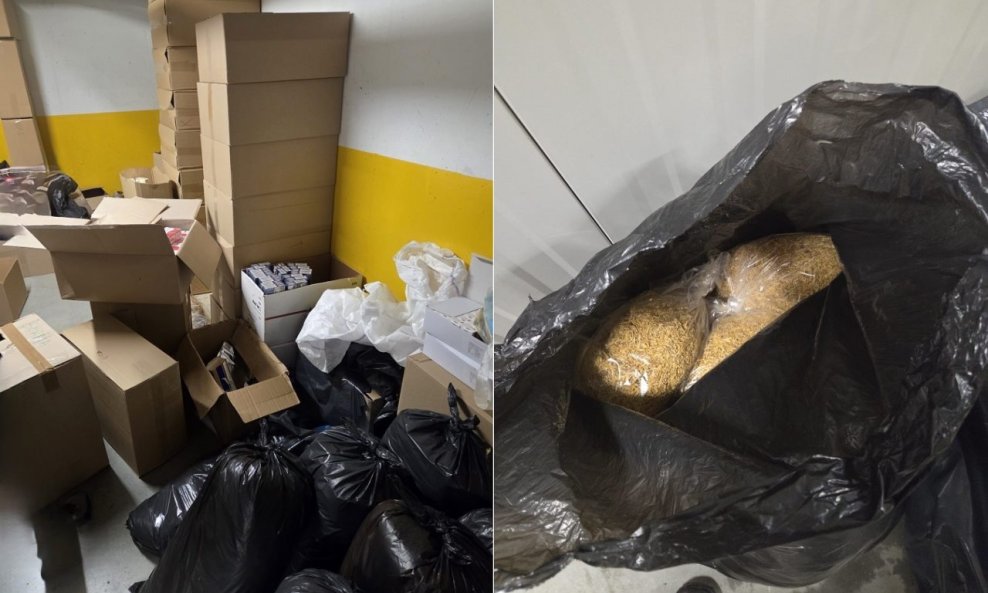 Zapljena cigareta u Zagrebu