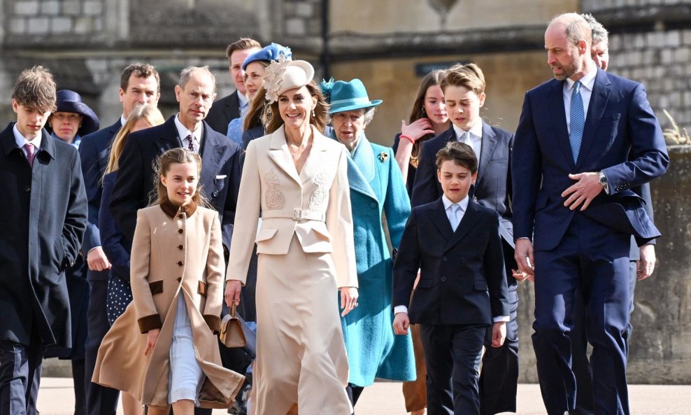 Kate Middleton, prinčevi William, George i Louis, princeza Charlotte