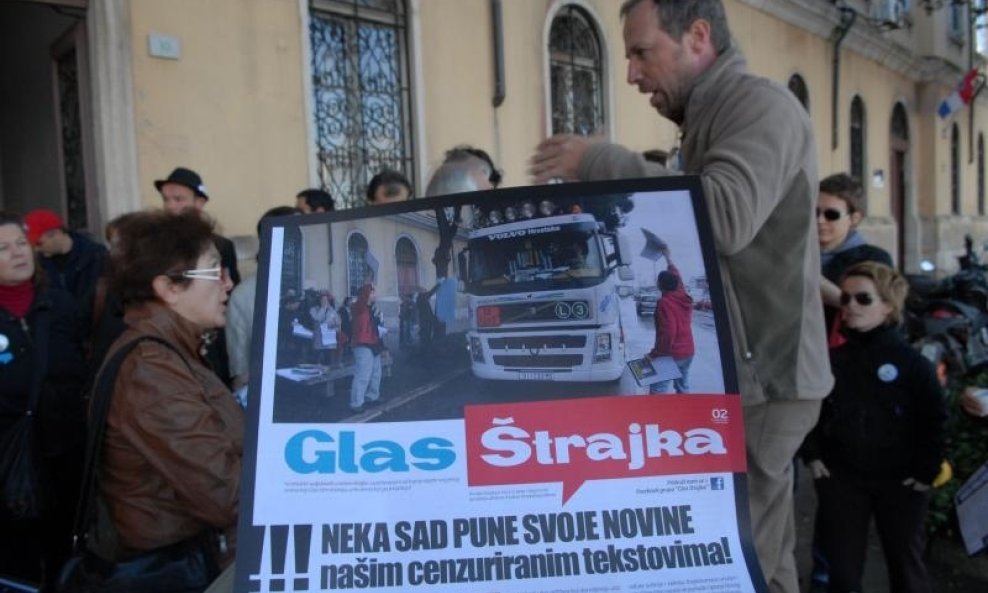 ŠTRAJK Glas Istre