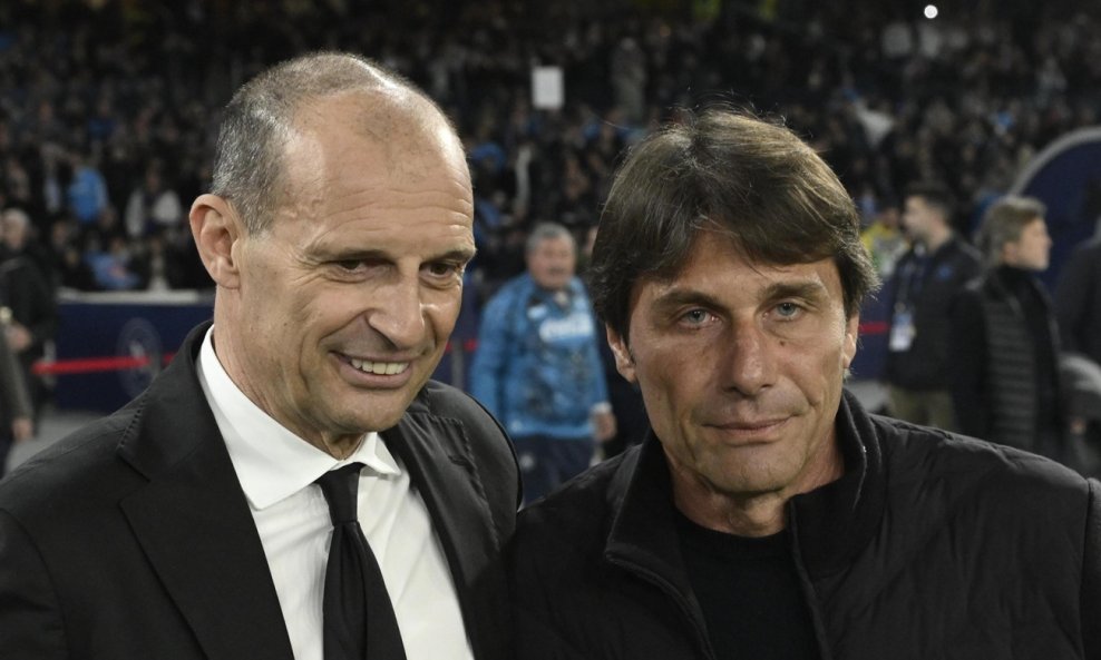 Antonio Conte (desno) i Massimiliano Allegri