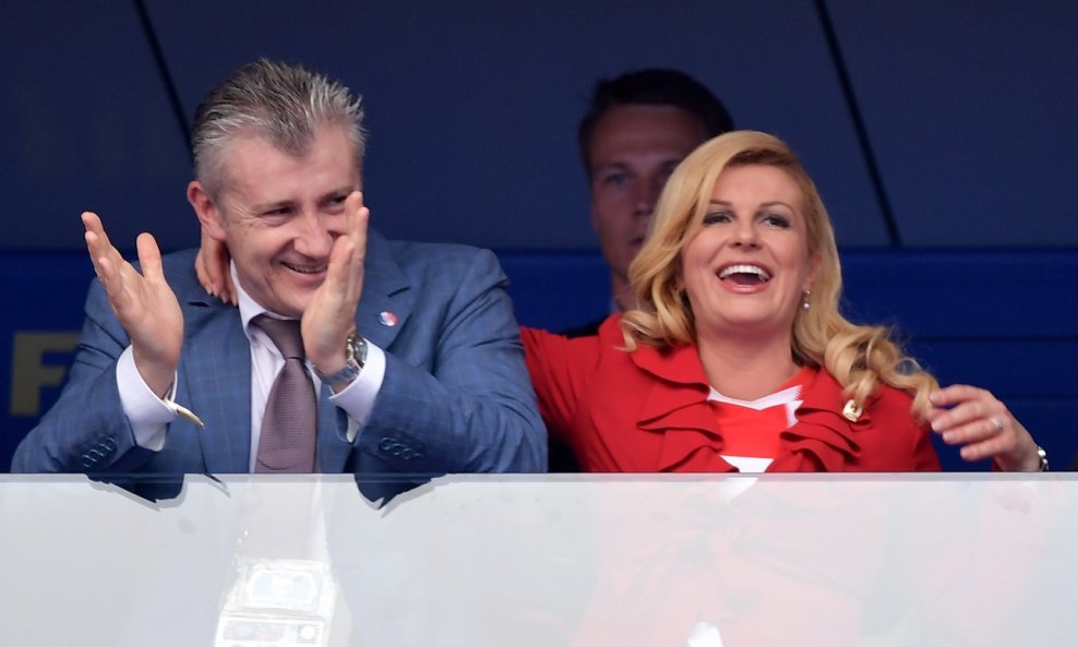 Davor Šuker i bivša predsjednica RH Kolinda Grabar-Kitarović