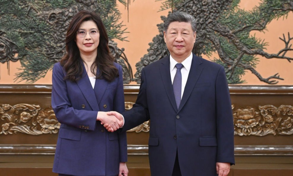 Xi Jinping s čelnicom tajvanske oporbe