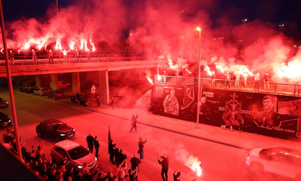 Bakljada Torcide i HOS-a