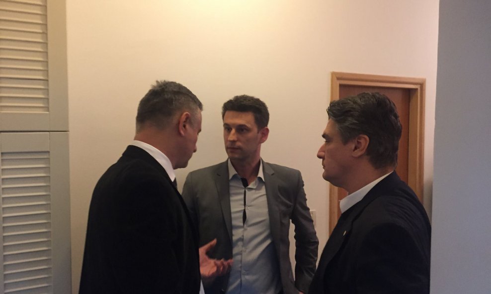 Tomislav Karamarko, Božo Petrov i Zoran Milanović