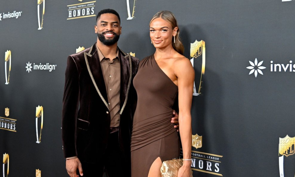 Darius Slayton  i Anna Hall