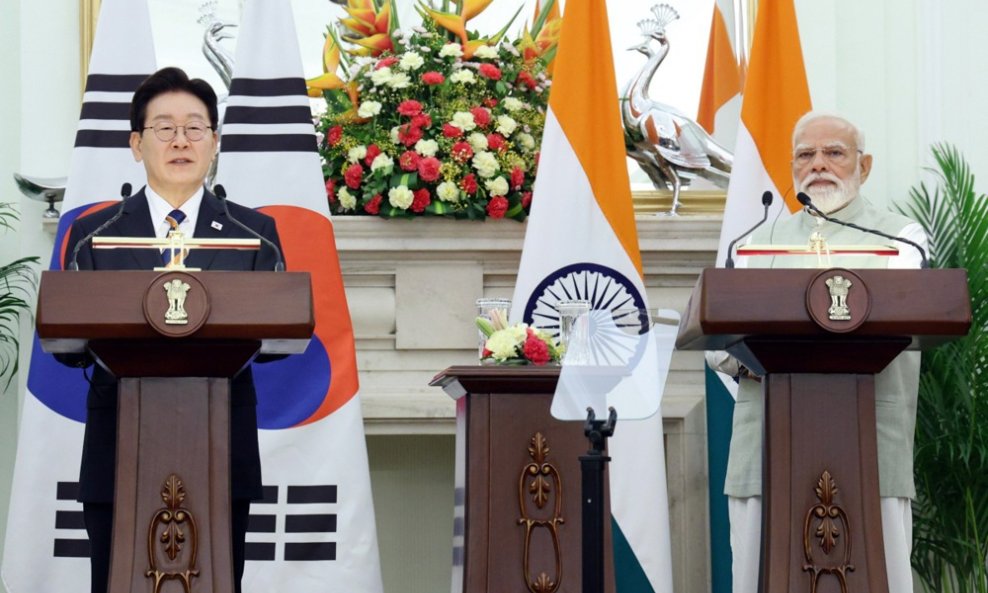 Lee Jae Myung i Narendra Modi