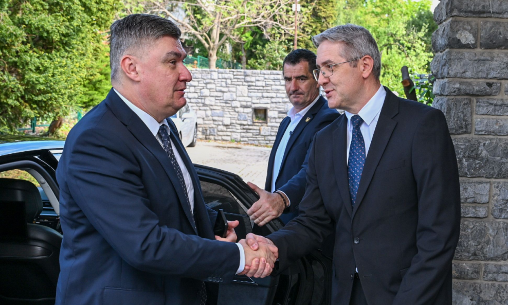 Zoran Milanović s Valentinom Franjićem