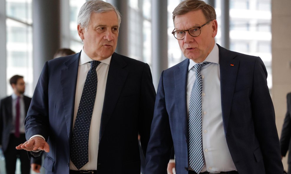 Antonio Tajani i Johann Wadephul